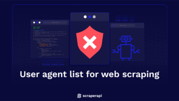 User agent list for web scraping
