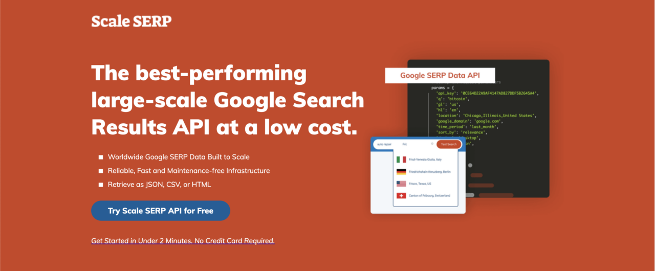 Scale SERP