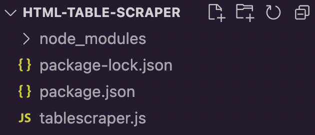 HTML Table Scraper