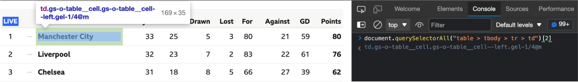 football data scraper