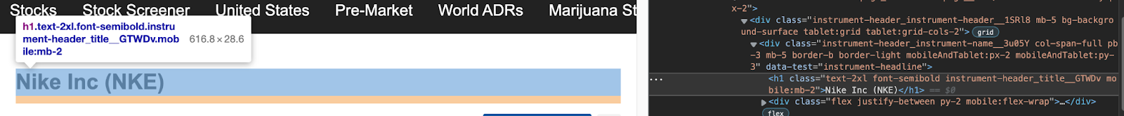 Picking the CSS Selectors