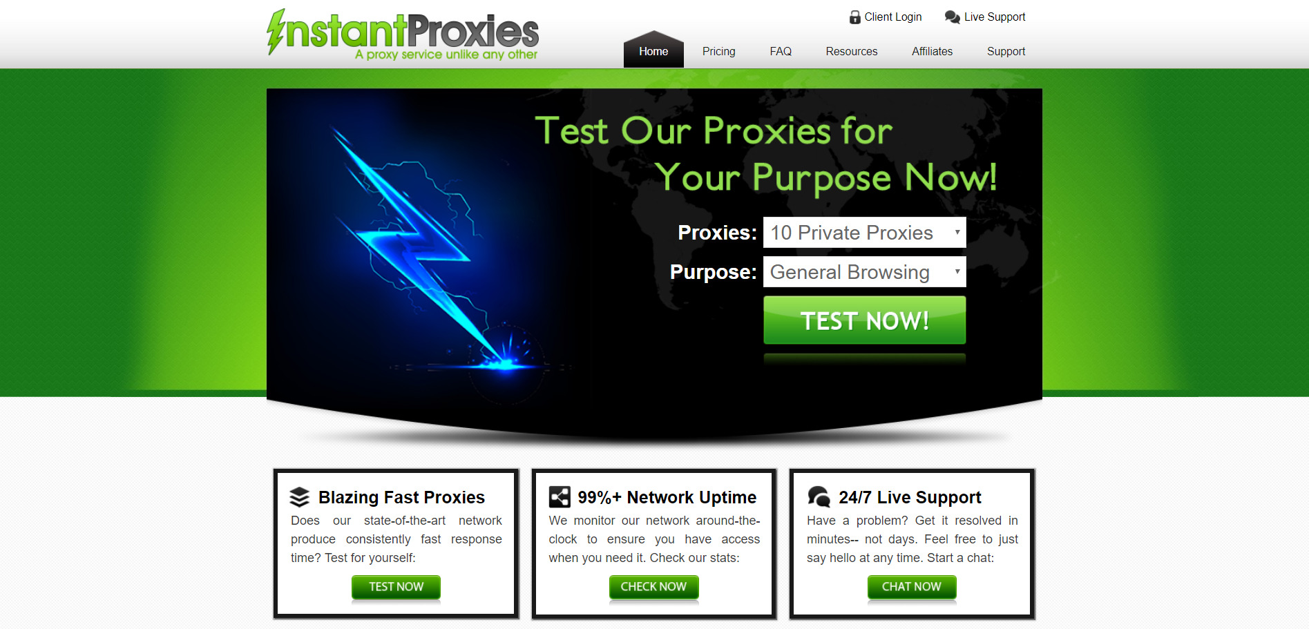 Instant Proxies Private Proxies