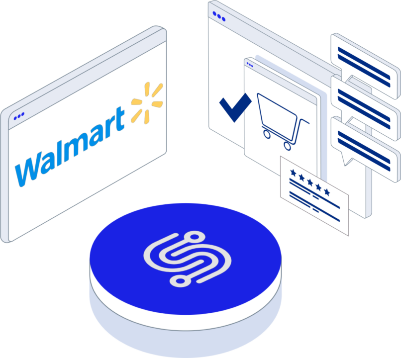 Walmart scraper details landing page