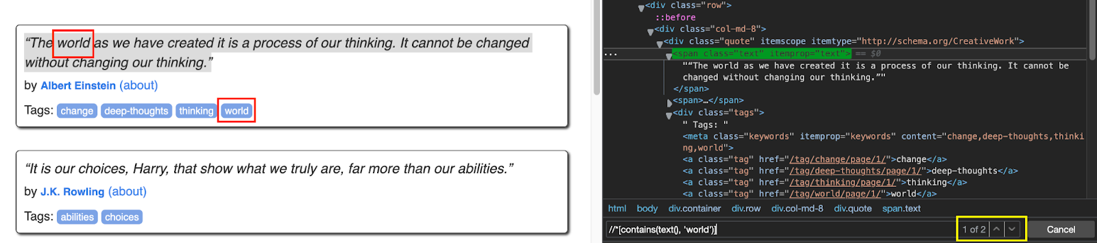 XPath vs. CSS for Web Scraping